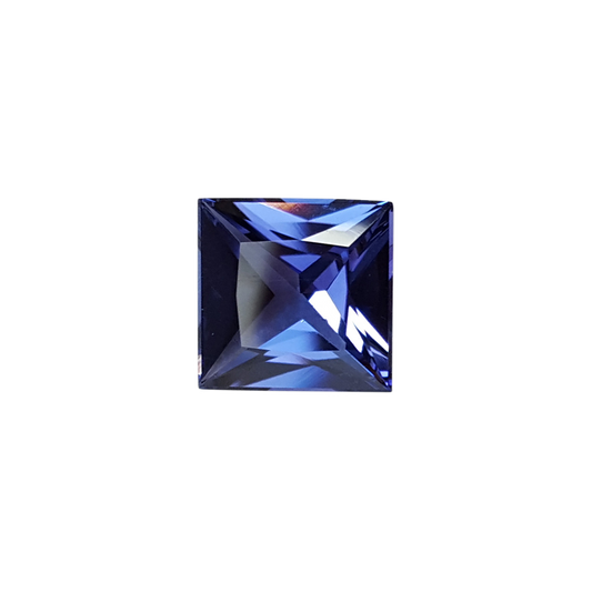 9.5mm Princess Cut AAA Color Tanzanite
