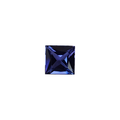 9.5mm Princess Cut AAA Color Tanzanite