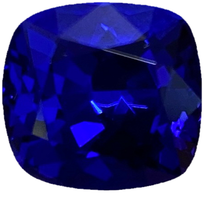 6.76ct Cushion AAA Color Tanzanite