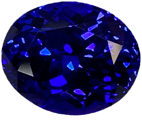 6.79ct Oval AAA Color Tanzanite