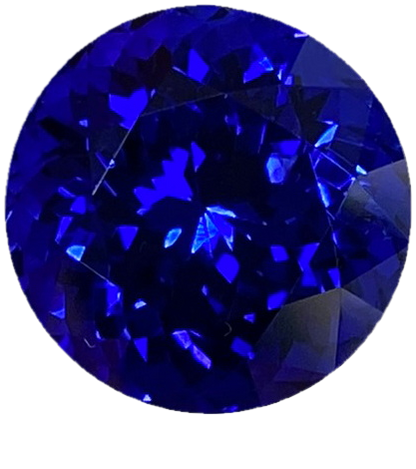 Round AAA Color Tanzanite