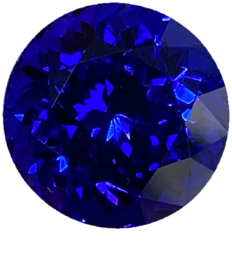 Round AAA Color Tanzanite