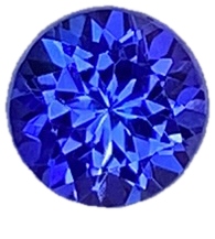 6.6mm Round AAA Color Tanzanite