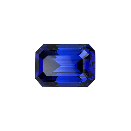 3.9ct Emerald Cut AAA Color Tanzanite