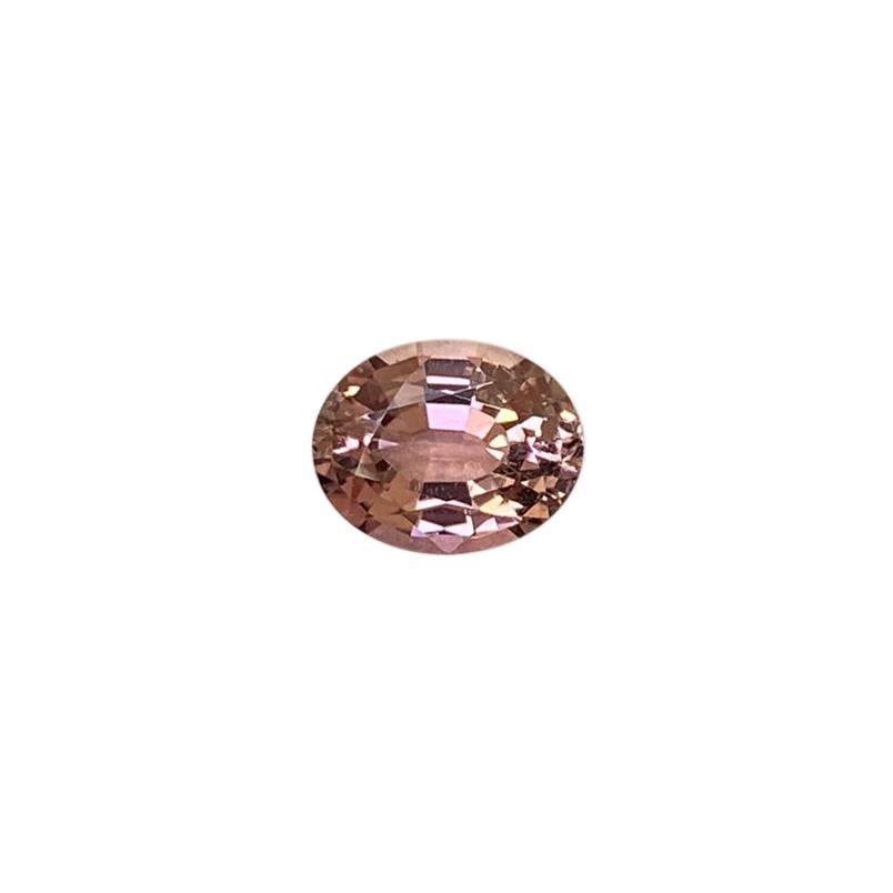 9x7.1mm Oval Light Pink Tourmaline