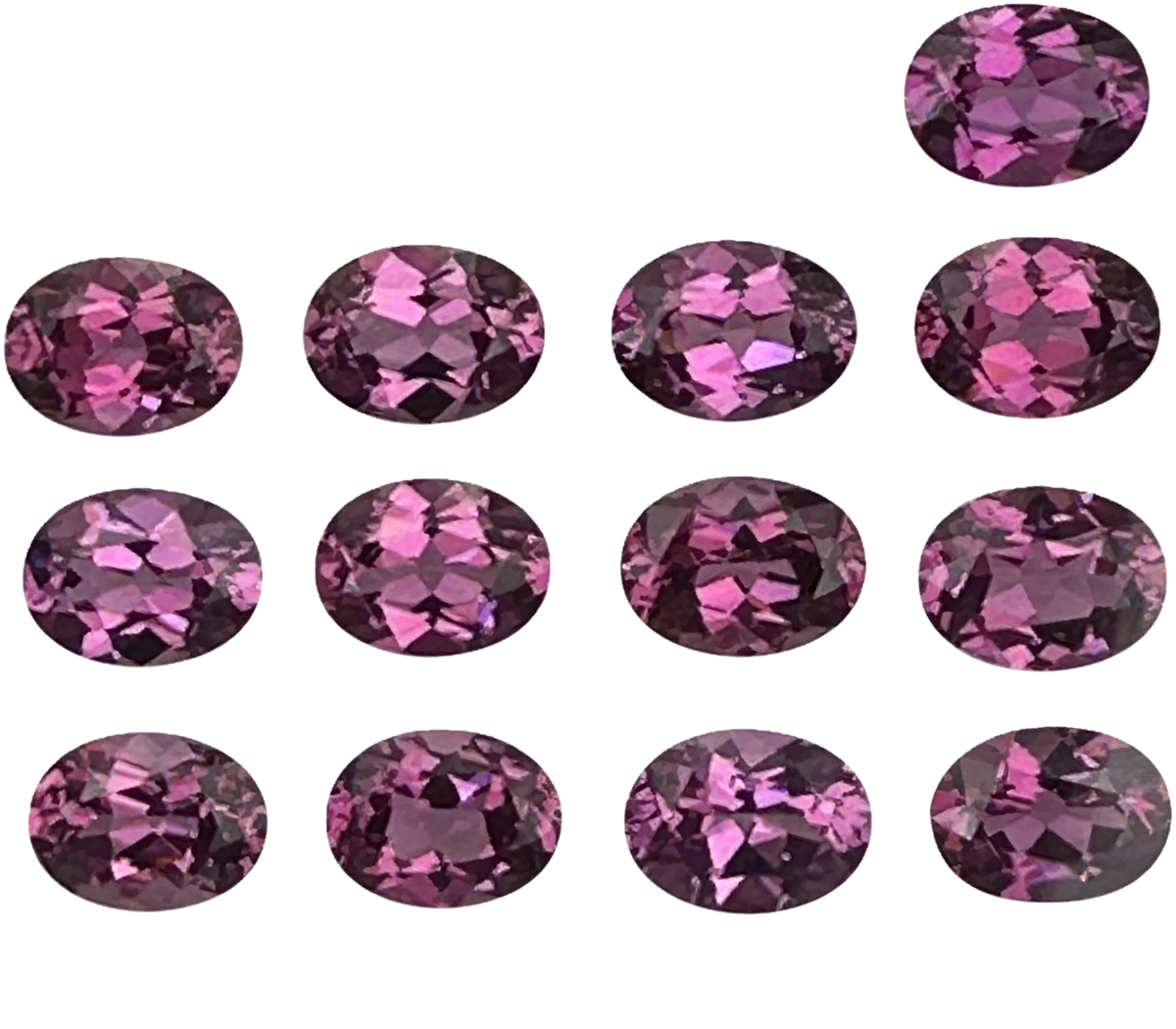 8x6mm Oval Magenta Rhodolite
