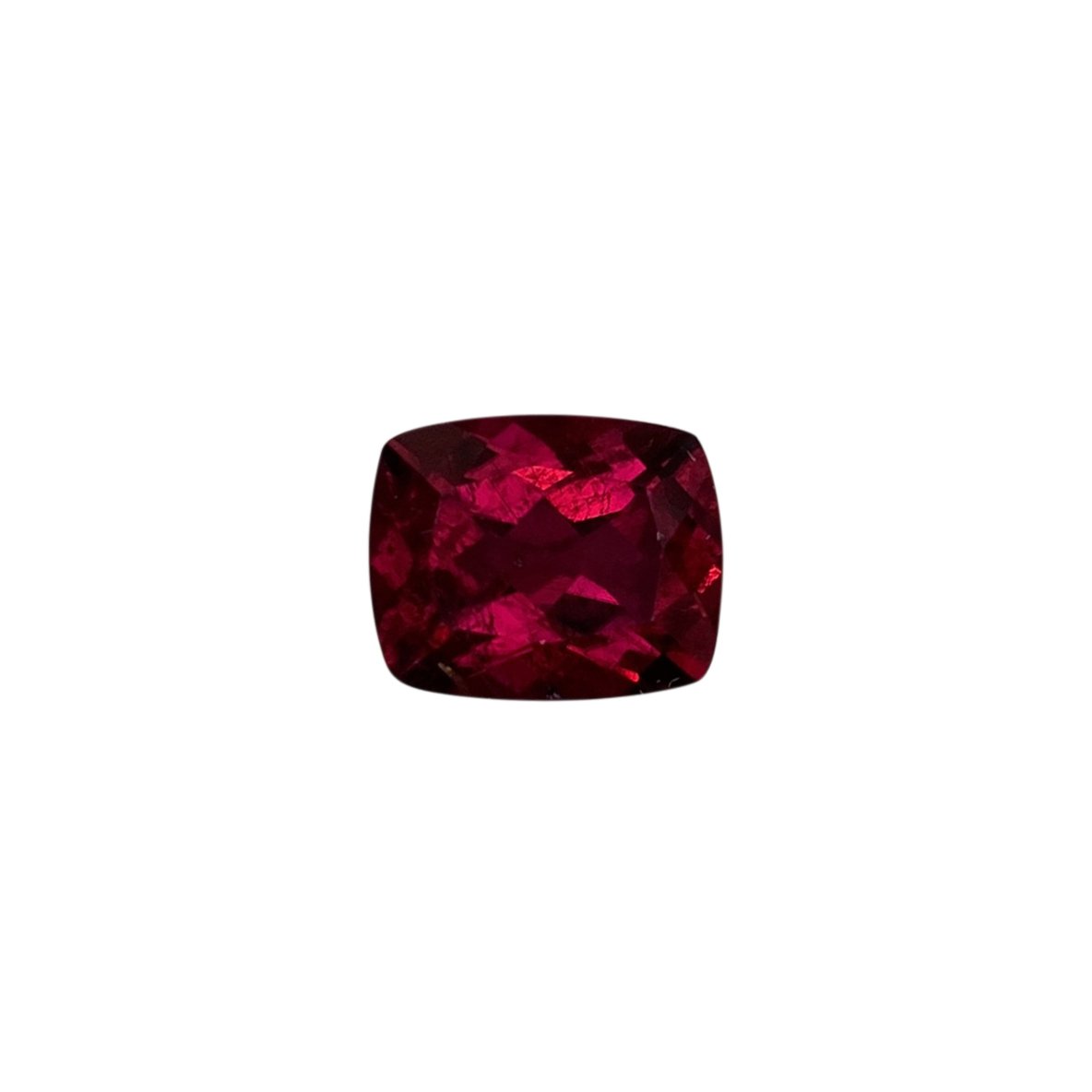 10x8mm Cushion Reddish Color Rubellite