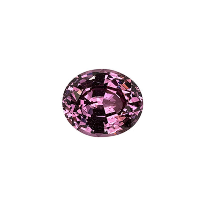 6.33ct Oval Light Pink Malaya Garnet