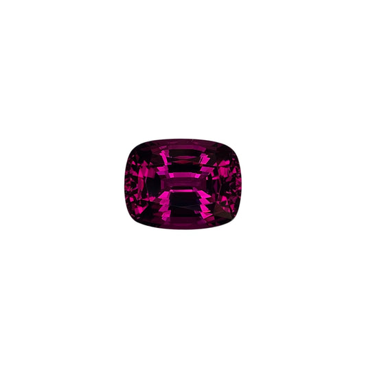 10.39ct Cushion Open Burgundy Rhodolite
