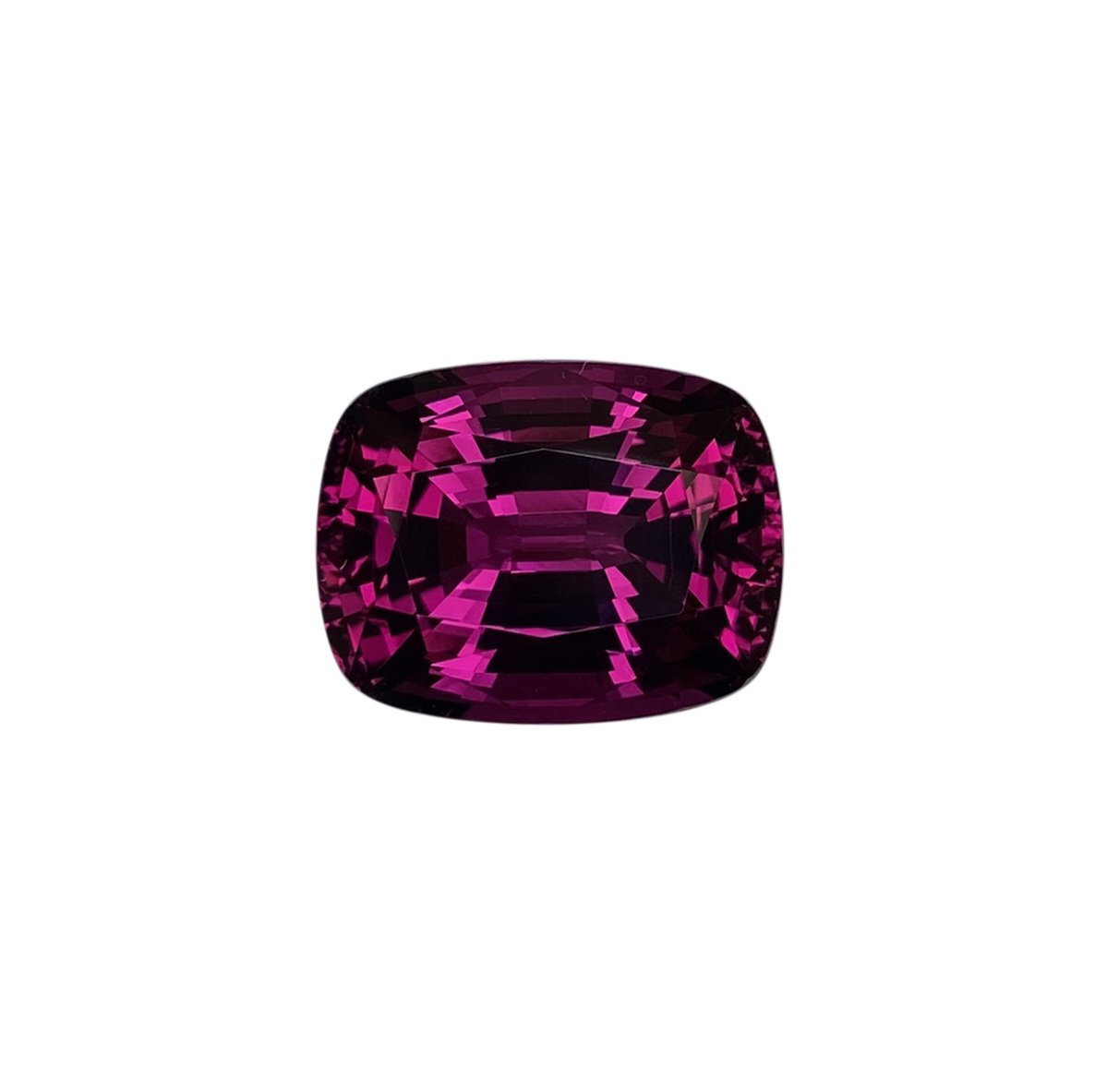 10.39ct Cushion Open Burgundy Rhodolite