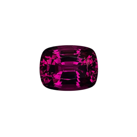 10.39ct Cushion Open Burgundy Rhodolite