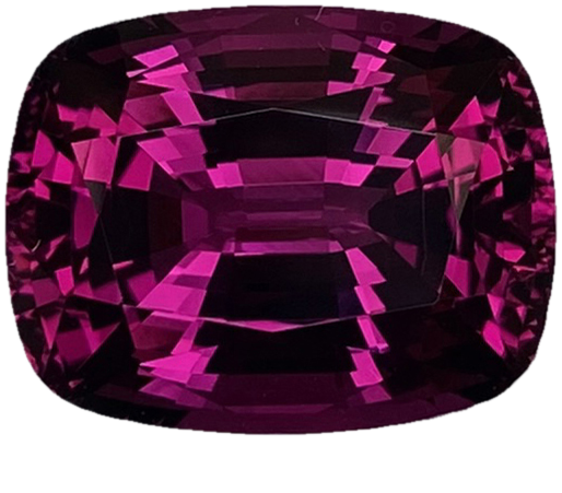 10.39ct Cushion Open Burgundy Rhodolite