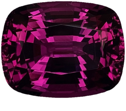 10.39ct Cushion Open Burgundy Rhodolite