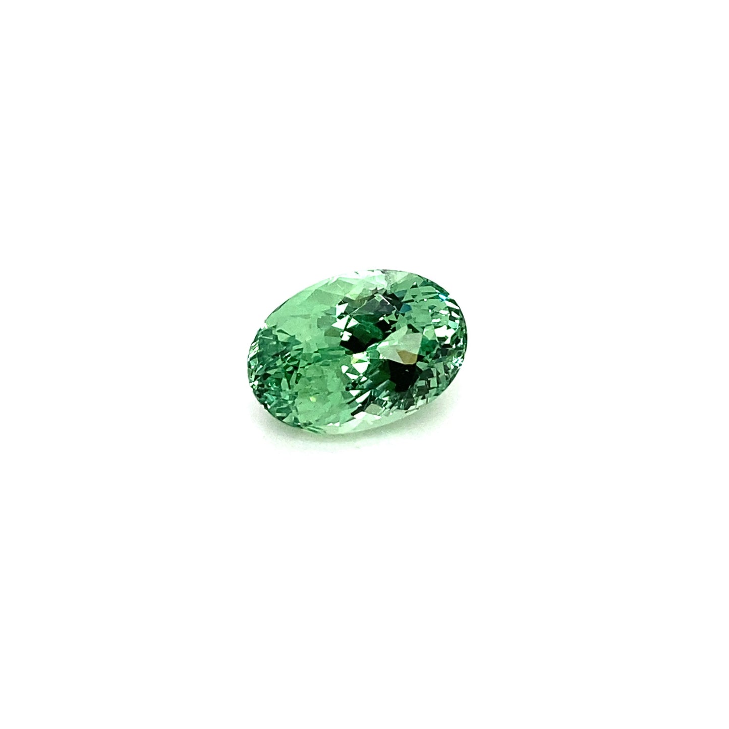12.14ct Oval Light Mint Green Tsavorite