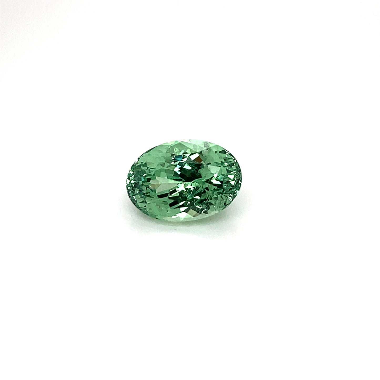 12.14ct Oval Light Mint Green Tsavorite