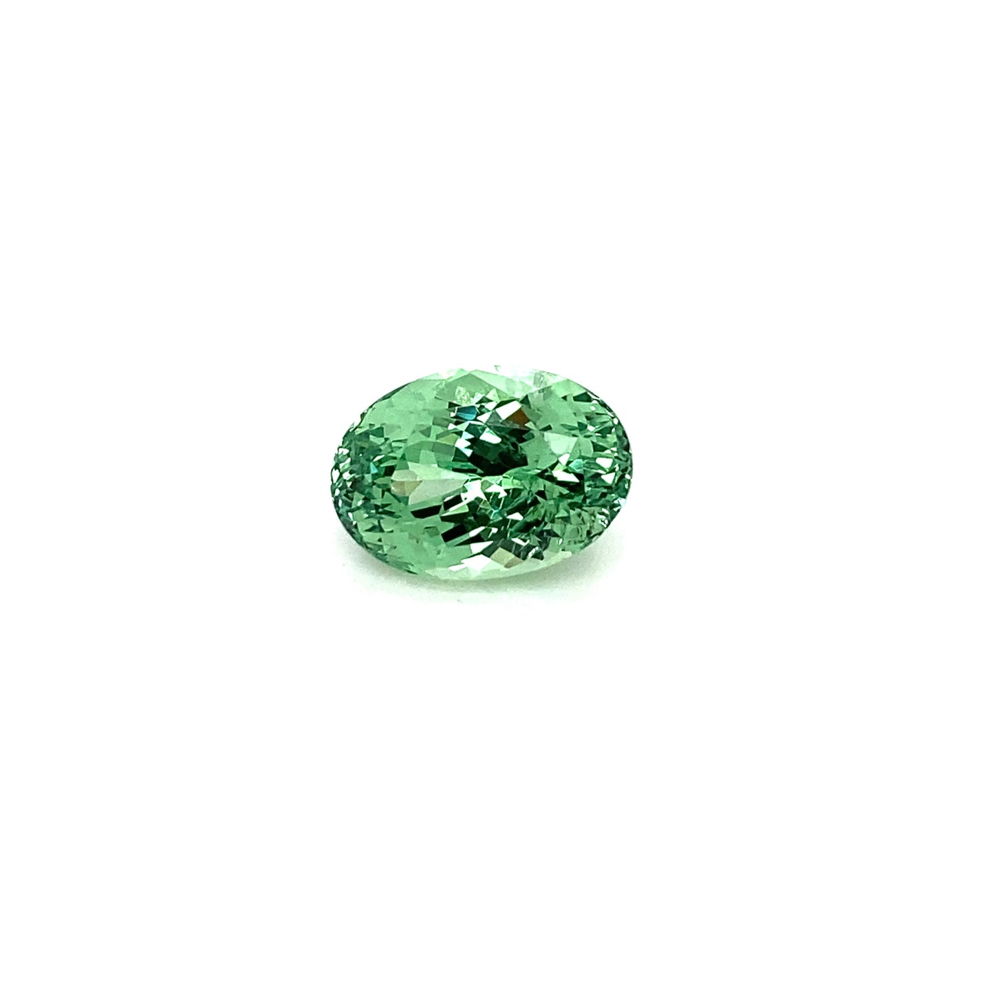 12.14ct Oval Light Mint Green Tsavorite
