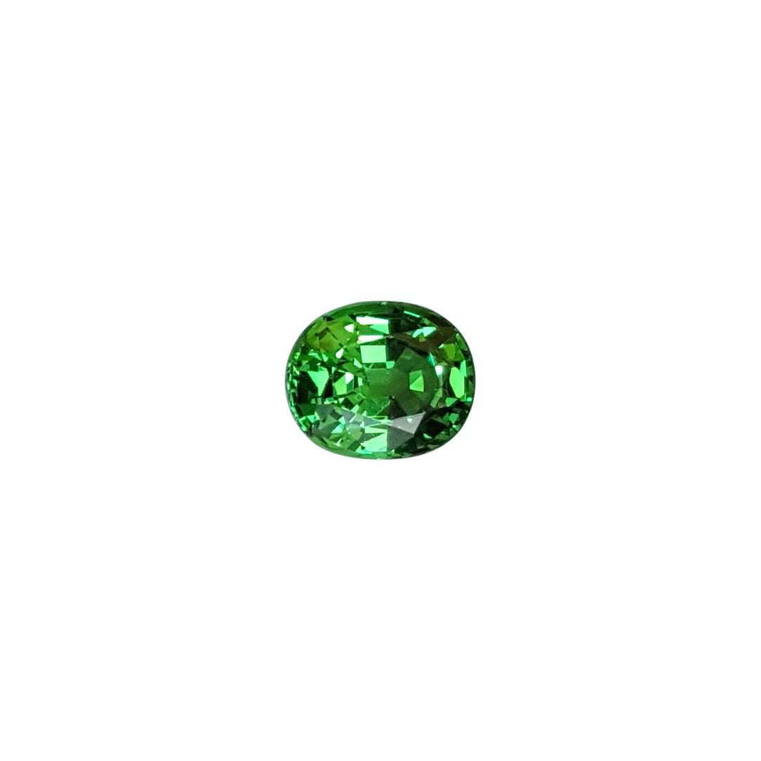 1.21ct Cushion Bright Green Tsavorite