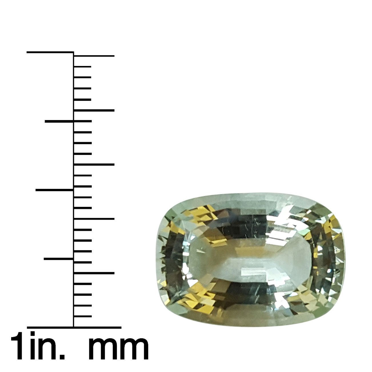 10.03ct Cushion Almost Colorless Aquamarine