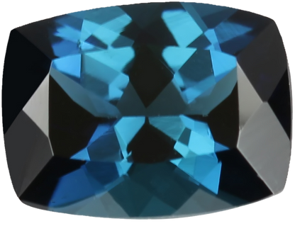 2.04ct Cushion Deep Blue Tourmaline