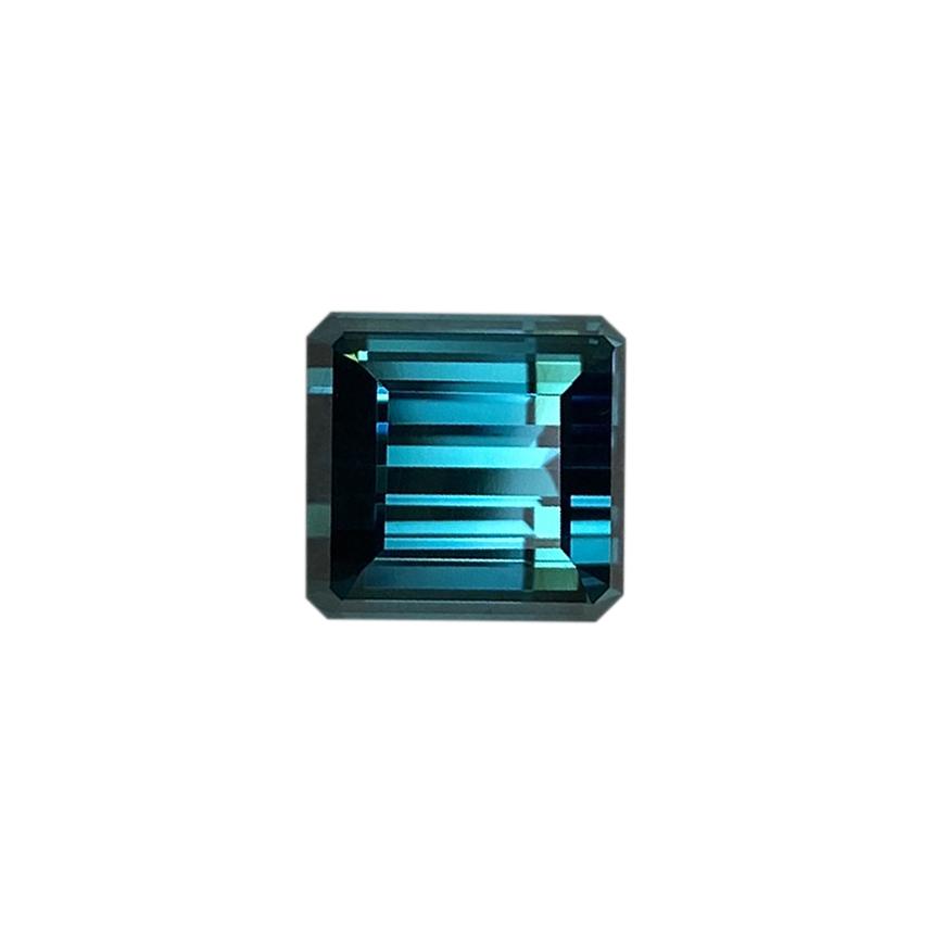 6.23ct Emerald Cut Deep Blue Tourmaline