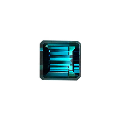 6.23ct Emerald Cut Deep Blue Tourmaline