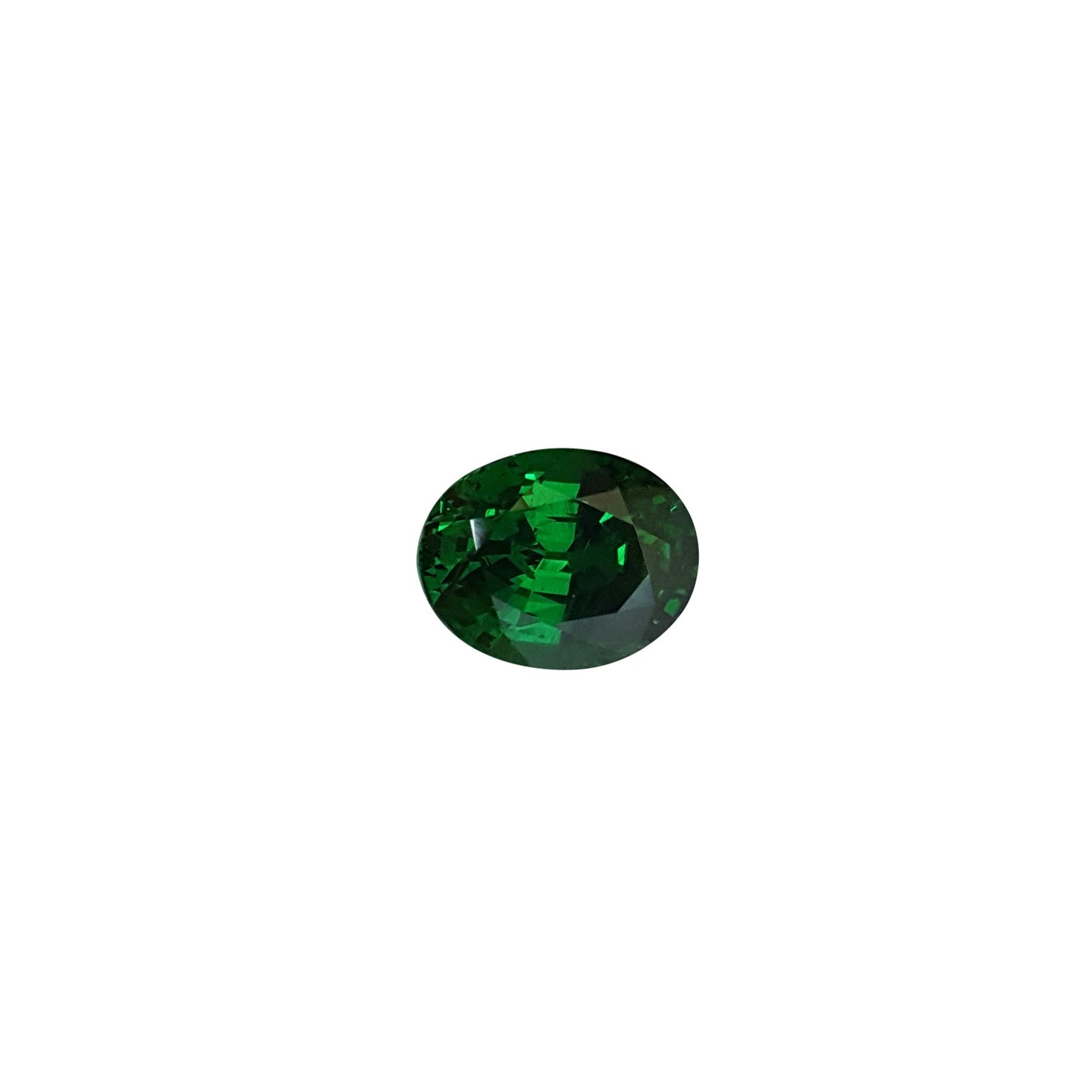4.5ct Oval Gem Quality - Fine Intense Green Tsavorite
