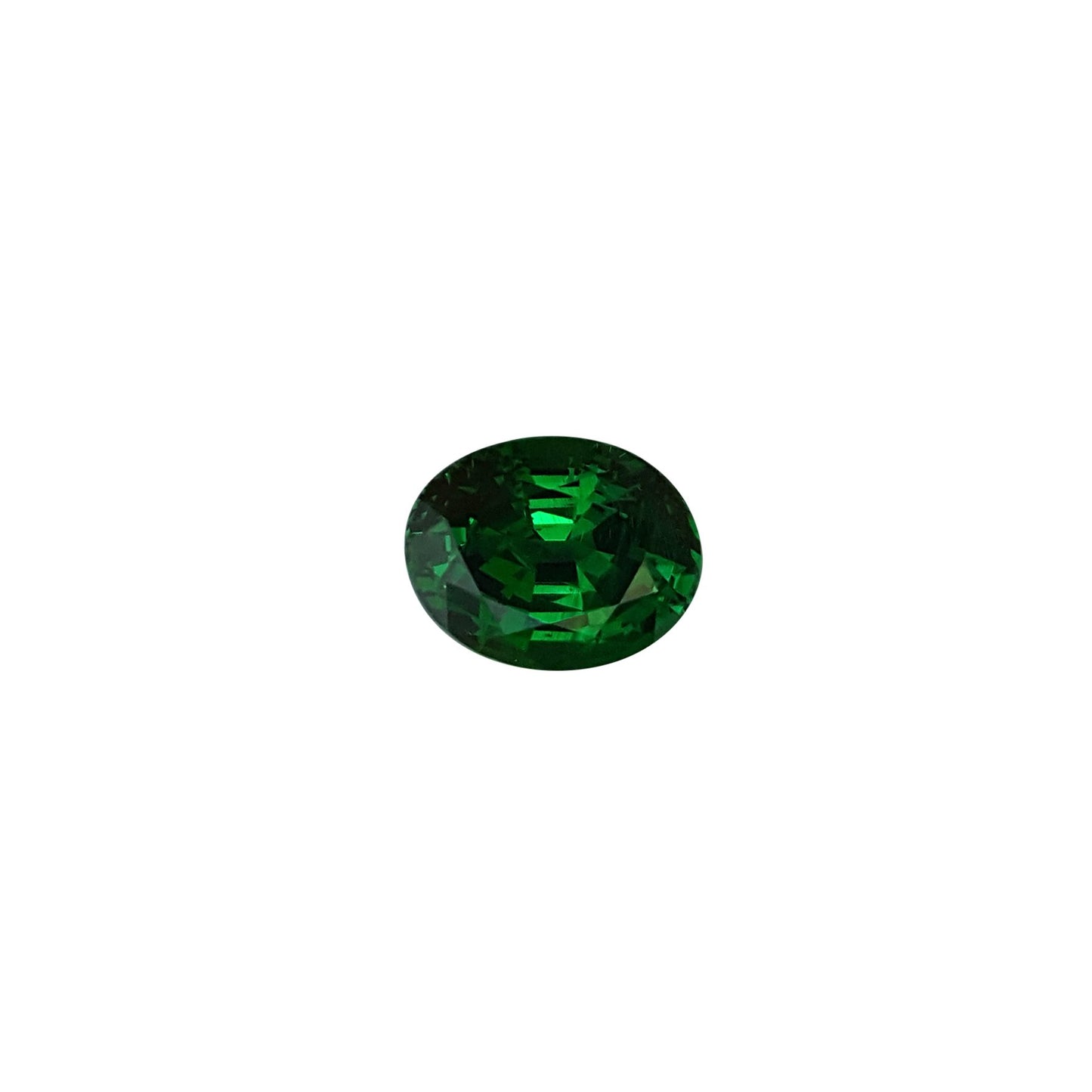 4.5ct Oval Gem Quality - Fine Intense Green Tsavorite