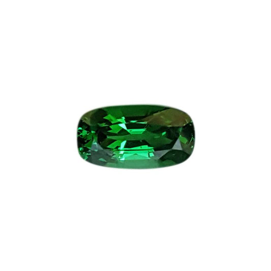 1.47ct Cushion Fine Intense Green Tsavorite