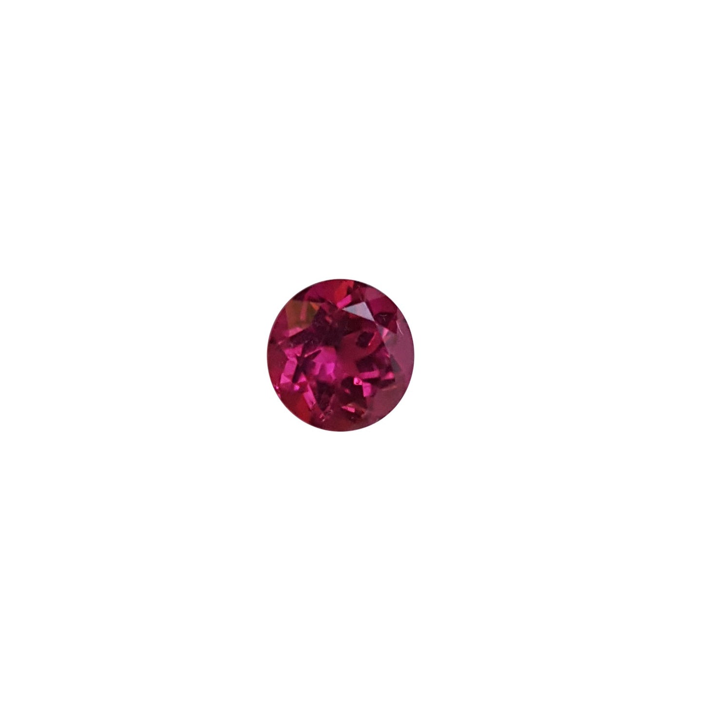 8mm Round AA Color Rubellite
