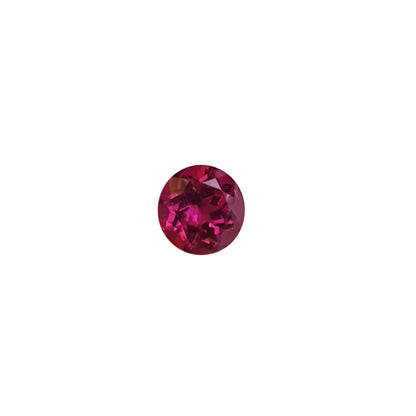 8mm Round AA Color Rubellite