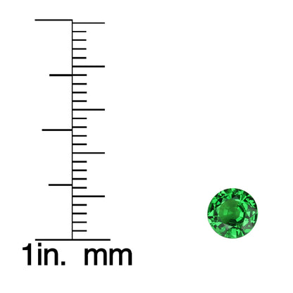 5.8mm Round Bright Green Tsavorite