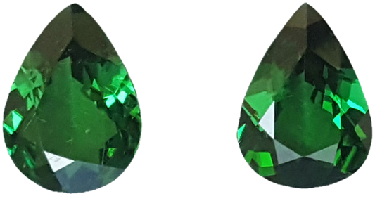 1.03ct Pear Shape Fine Intense Green Tsavorite