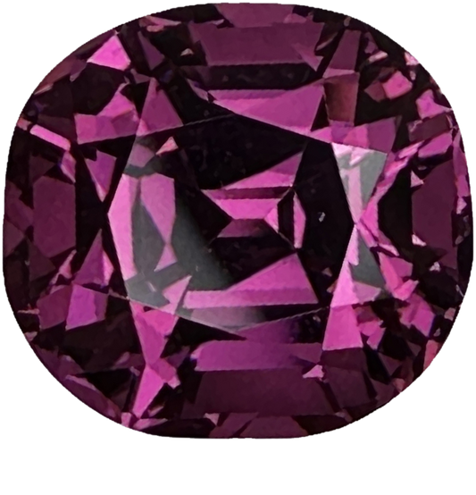5.76ct Cushion Medium Pink Rhodolite