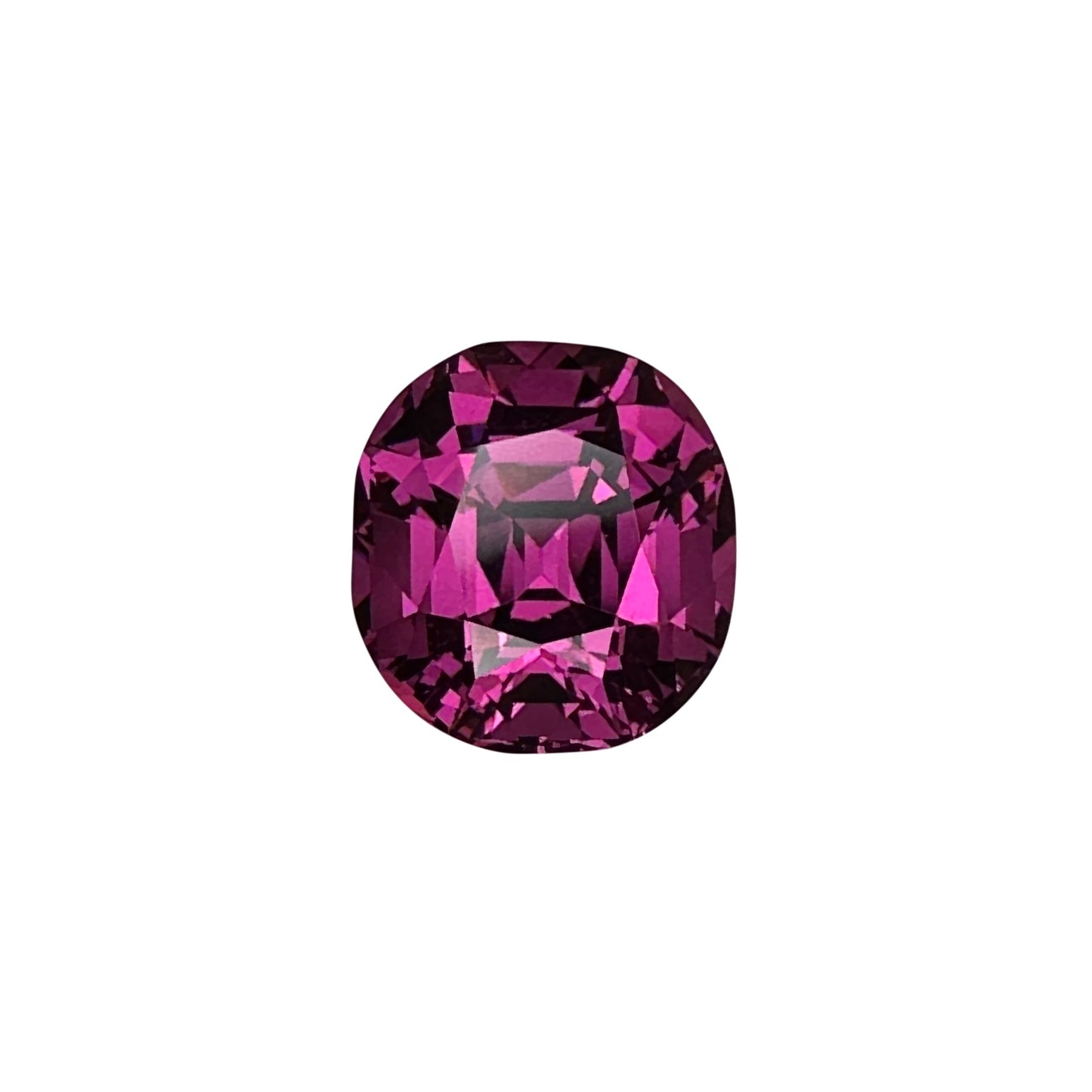 5.76ct Cushion Medium Pink Rhodolite