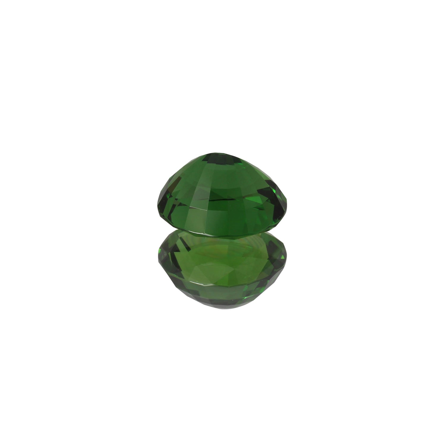 7.37ct Oval Bright Yellowish Green Chrome Tourmaline