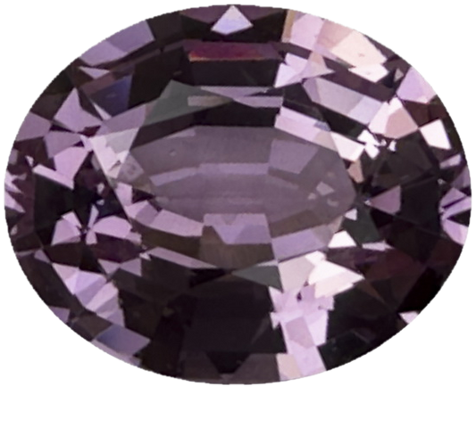 2.32ct Oval Light Pink Malaya Garnet