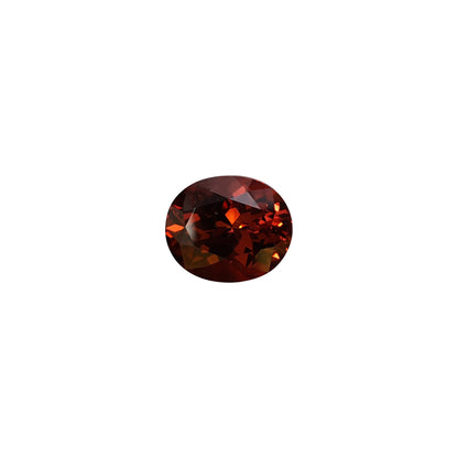 7.43ct Oval Malaya Garnet Hues Rhodolite