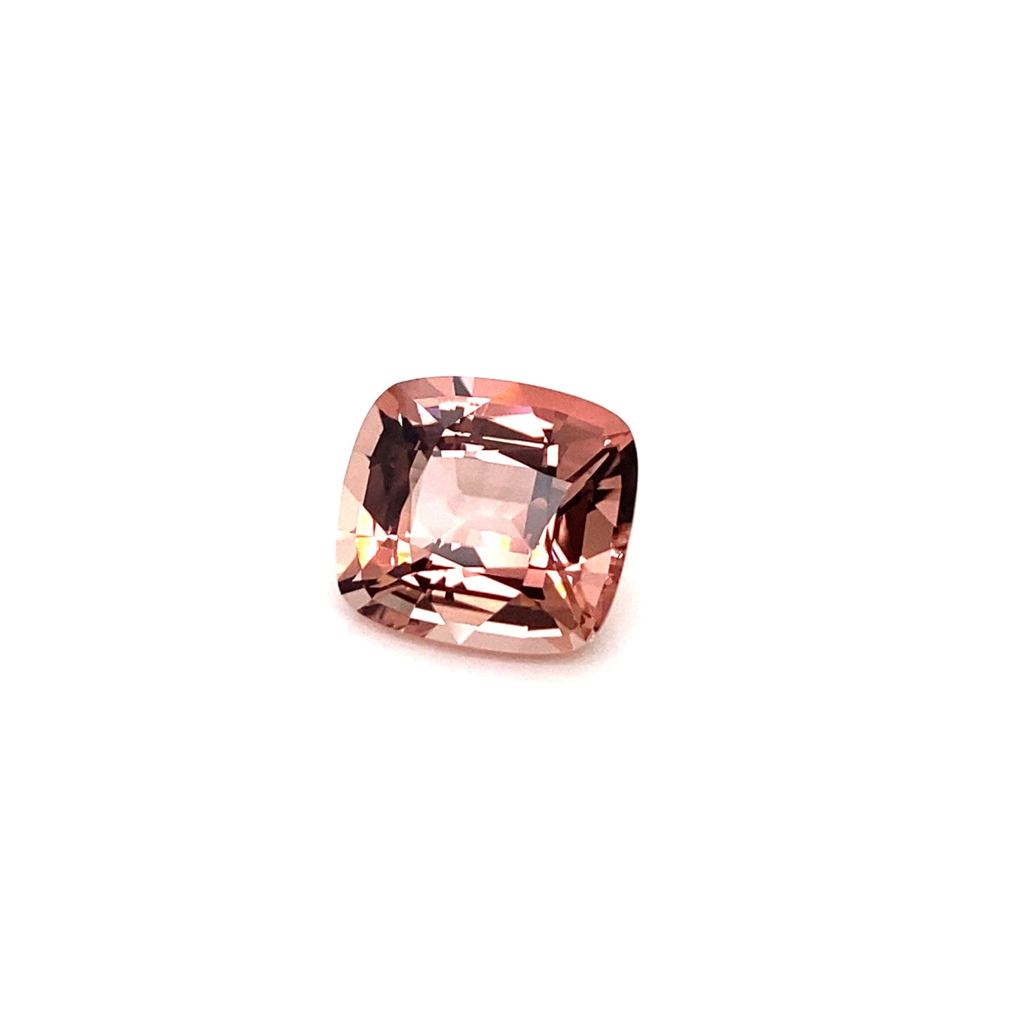 10.72ct Cushion Peach Tourmaline