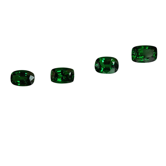 7.5x5mm Cushion Fine Intense Green Tsavorite