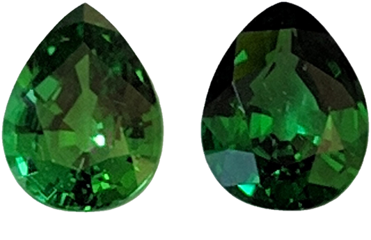 1.98ct Pear Shape Fine Intense Green Tsavorite