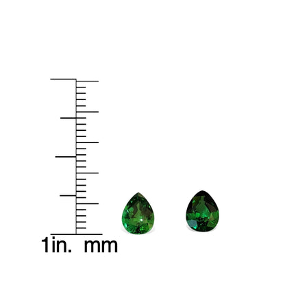 1.98ct Pear Shape Fine Intense Green Tsavorite