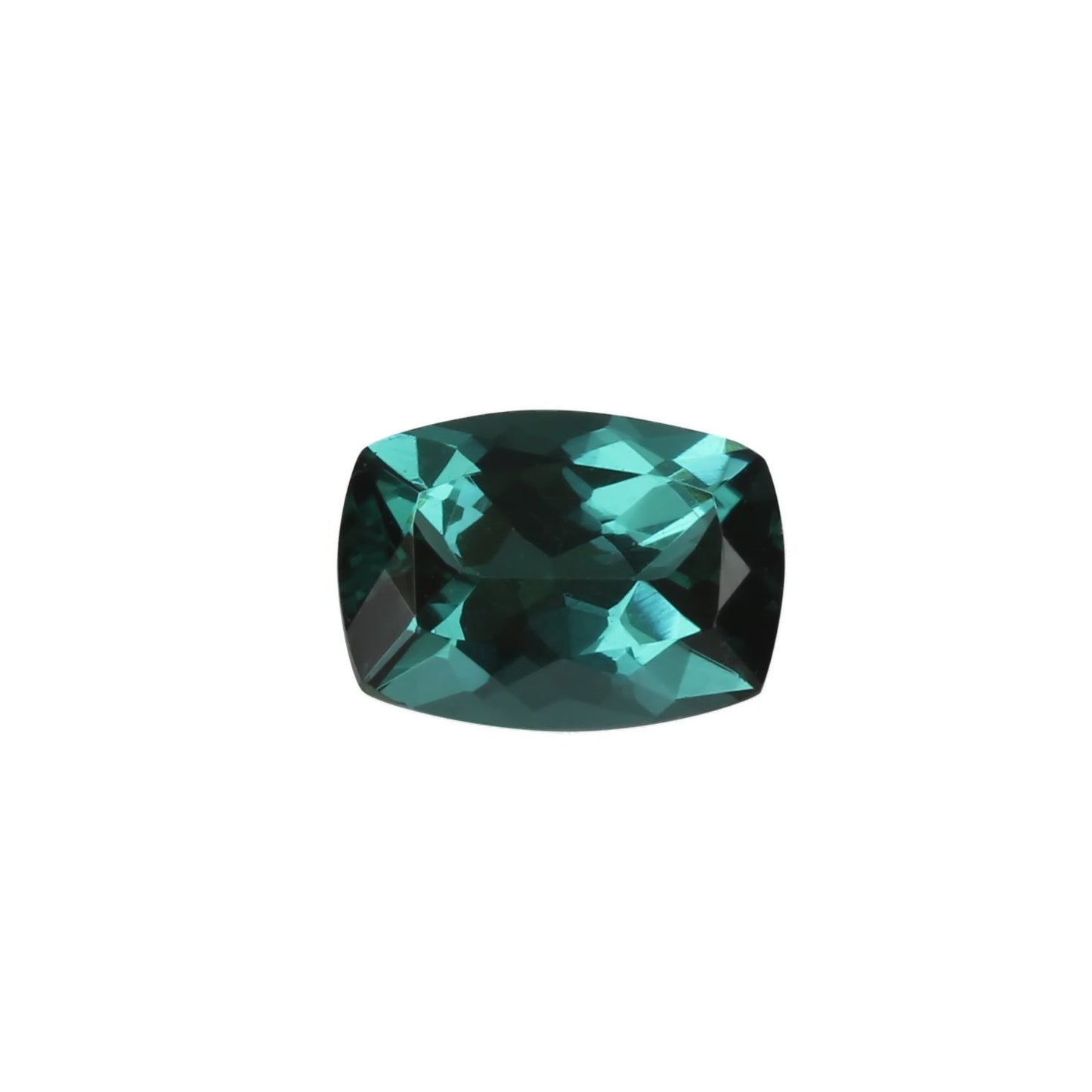 7.1x5.2mm Cushion Medium Blue-Green Tourmaline