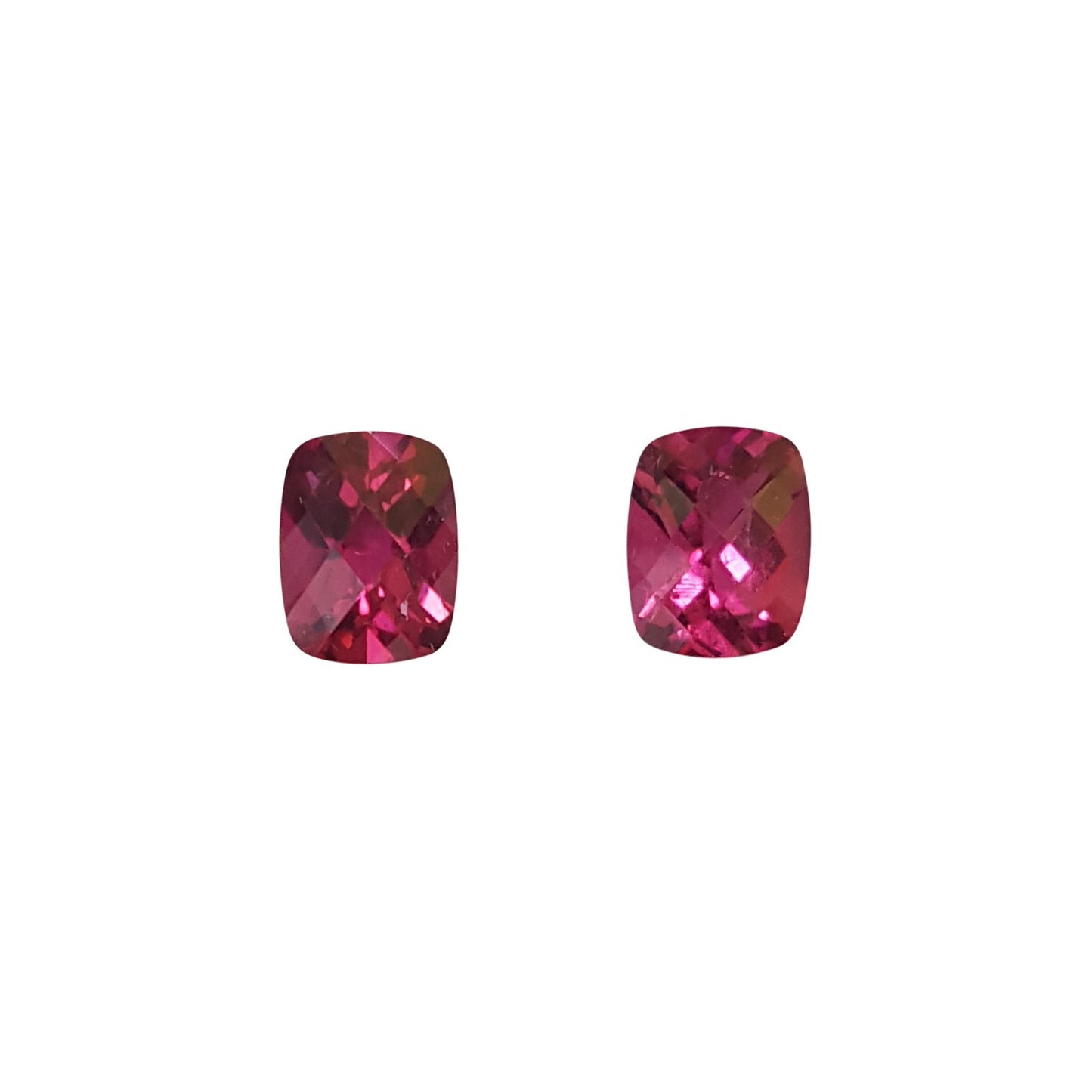 9x7mm Cushion SET Color Rubellite Set