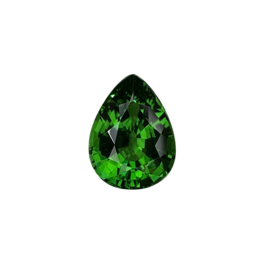 2.26ct Pear Shape Bright Green Tsavorite