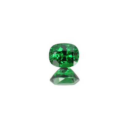 1.41ct Cushion Fine Intense Green Tsavorite