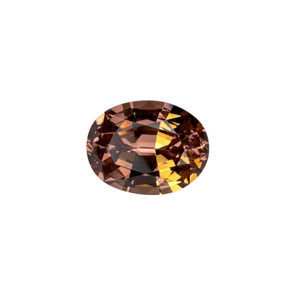 7.9ct Oval Peach Malaya Garnet