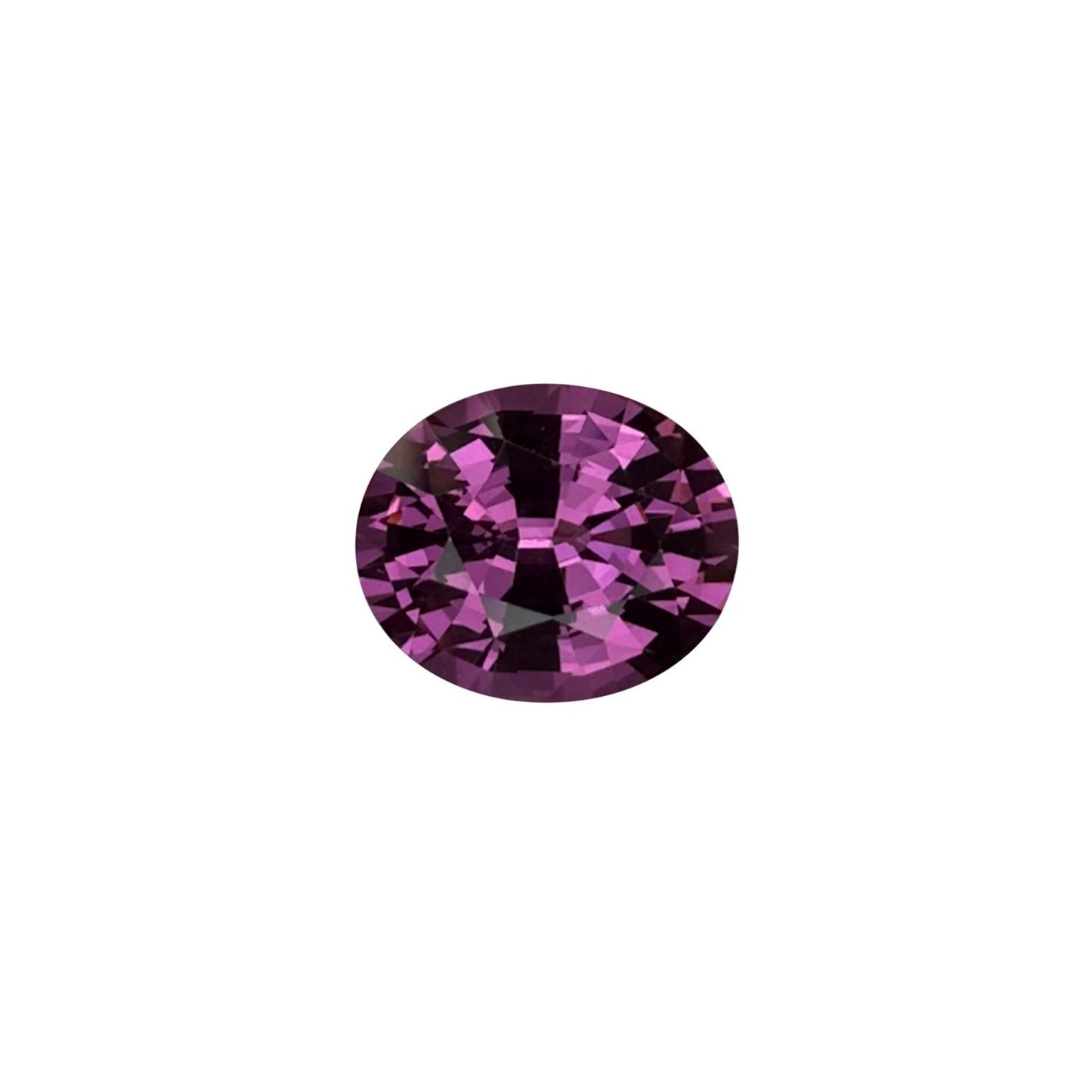 2.21ct Oval Deep Pink Malaya Garnet