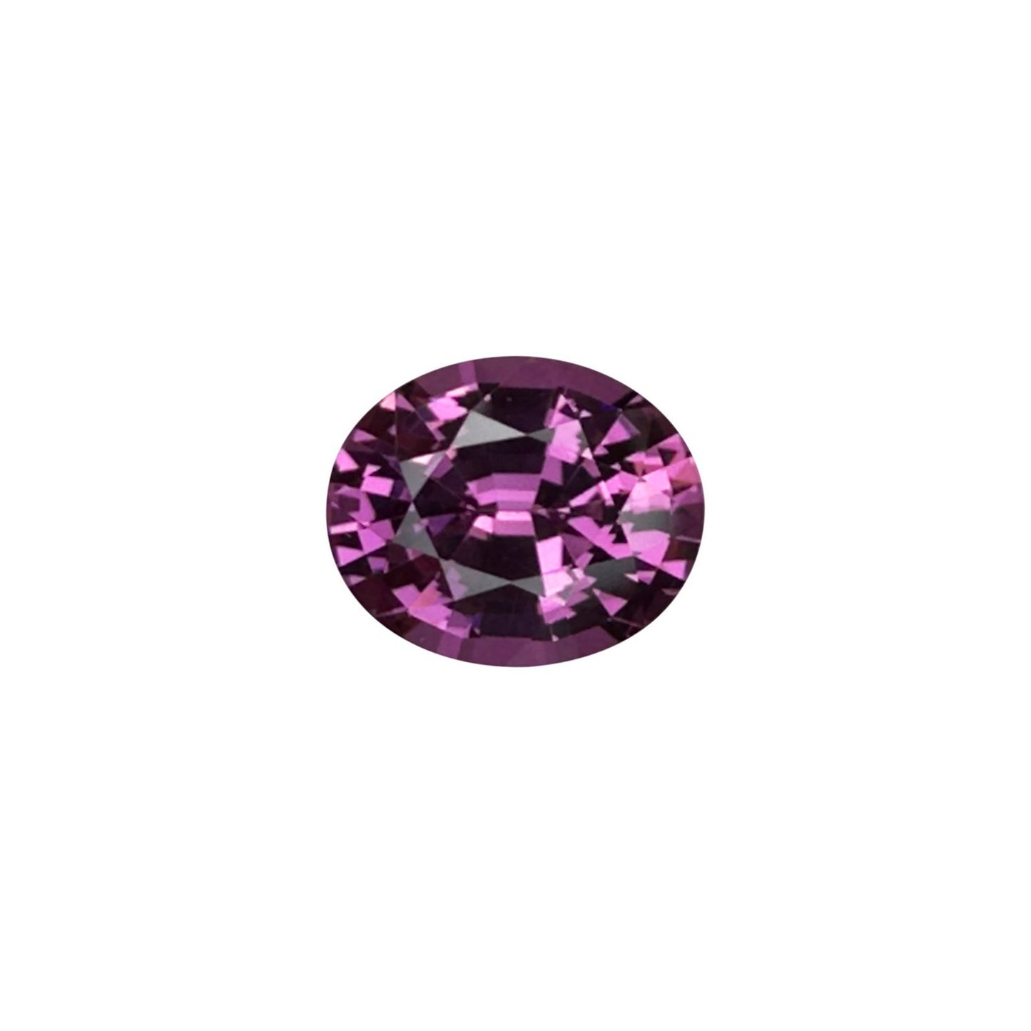 2.21ct Oval Deep Pink Malaya Garnet