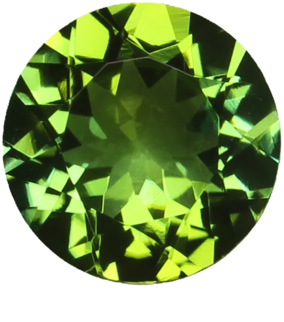 8mm Round Mint Green Tourmaline