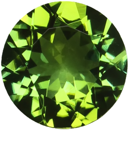 8mm Round Mint Green Tourmaline